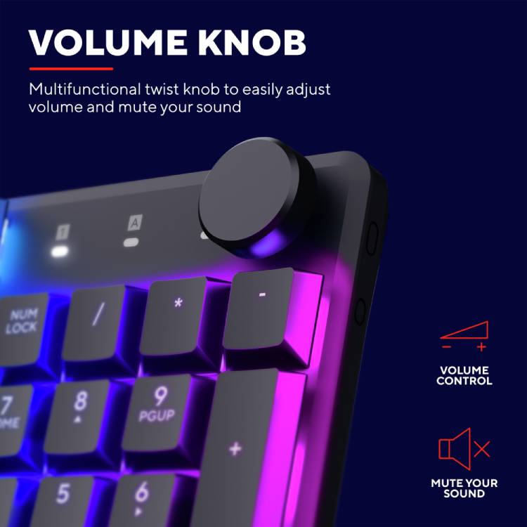 Trust GXT 866 Torix RGB gaming keyboard