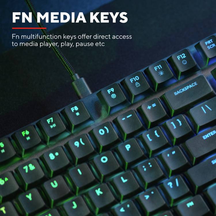 Trust GXT 866 Torix RGB gaming keyboard