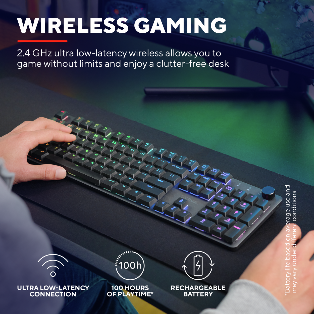 Trust GXT 868 Torix - US gaming keyboard