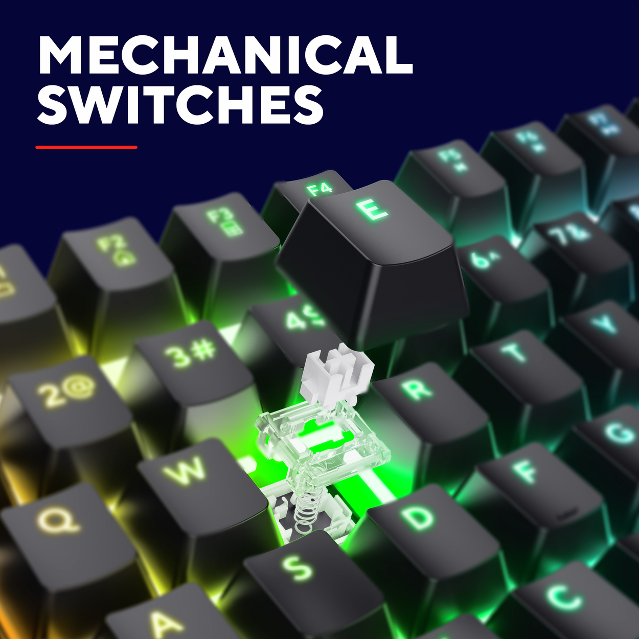 Trust GXT871 ZORA Mechanical gaming keyboard - CZ/SK