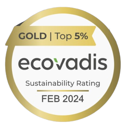 ECOVADIS "Gold 2024 Sustainability Rating"