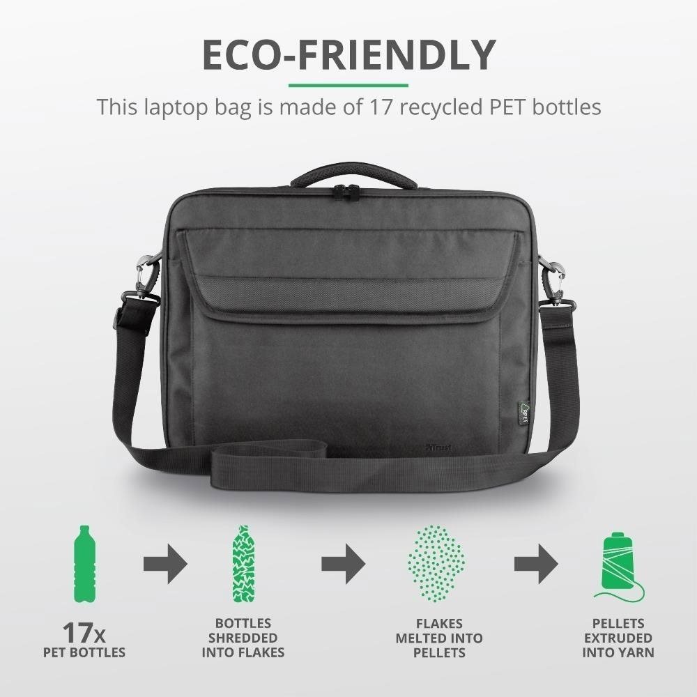 Trust ATLANTA Laptop Bag 15.6" Black laptop bag 3