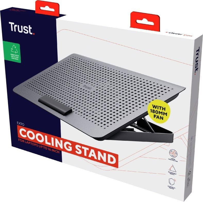 Trust Exto Laptop Cooling Stand ECO certified