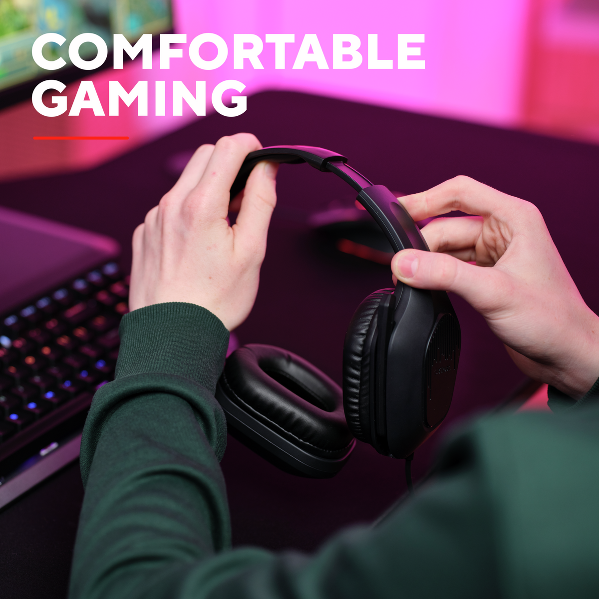 Trust GXT415 ZIROX HEADSET - black