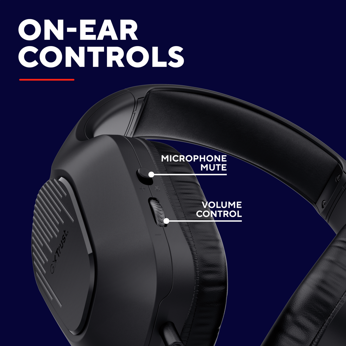 Trust GXT415 ZIROX HEADSET - black