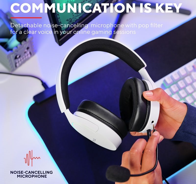 Trust GXT490 Fayzo 7.1 USB Gaming Headset White