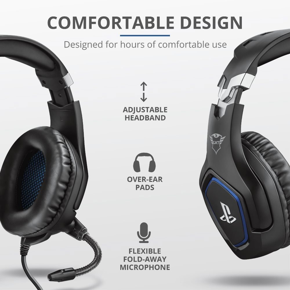 Trust GXT 488 Forze PS4 Black Gaming Headset