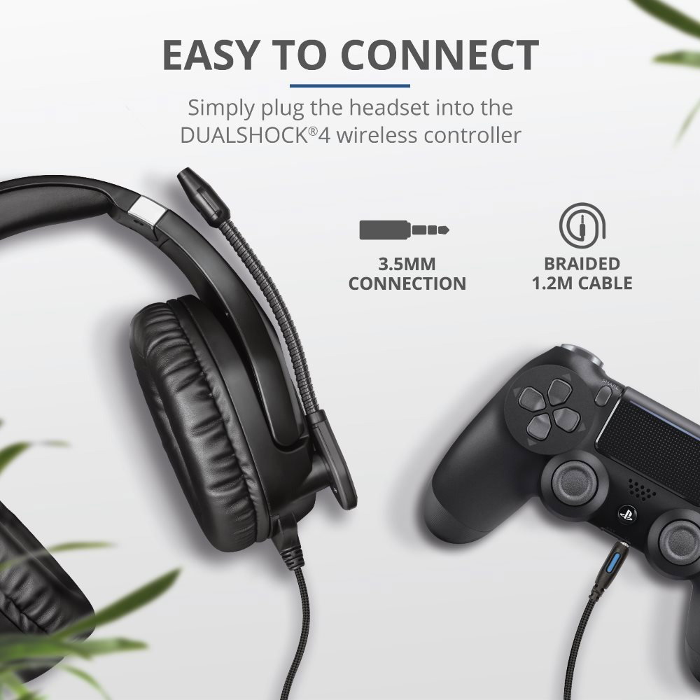 Trust GXT 488 Forze PS4 Black Gaming Headset