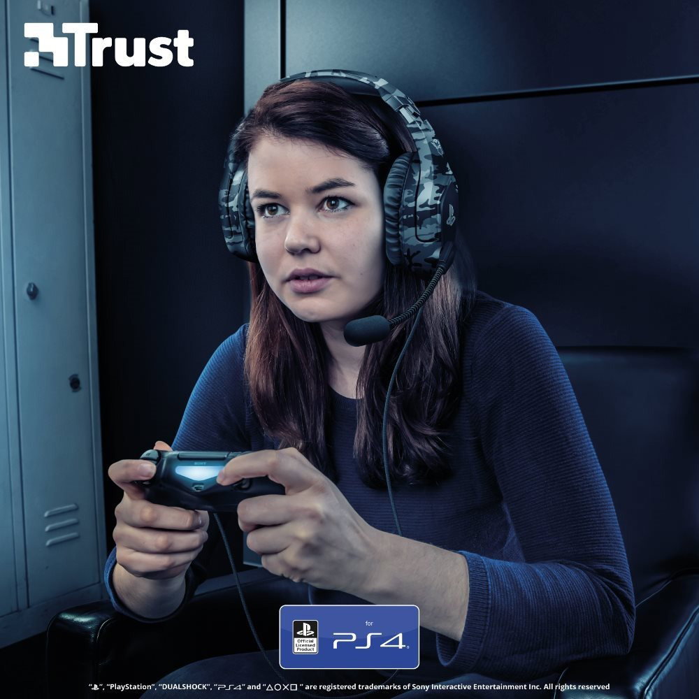 Trust GXT 488 Forze PS4 Gaming Headset Grey