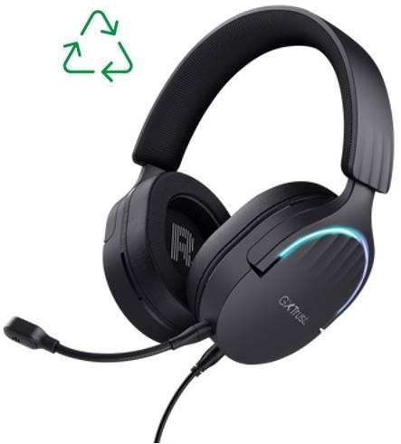 Gaming-Headset Trust GXT 490 Fayzo 7.1 USB Headset Black - schwarz