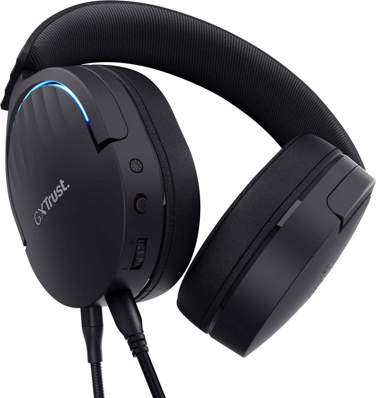Gaming-Headset Trust GXT 490 Fayzo 7.1 USB Headset Black - schwarz