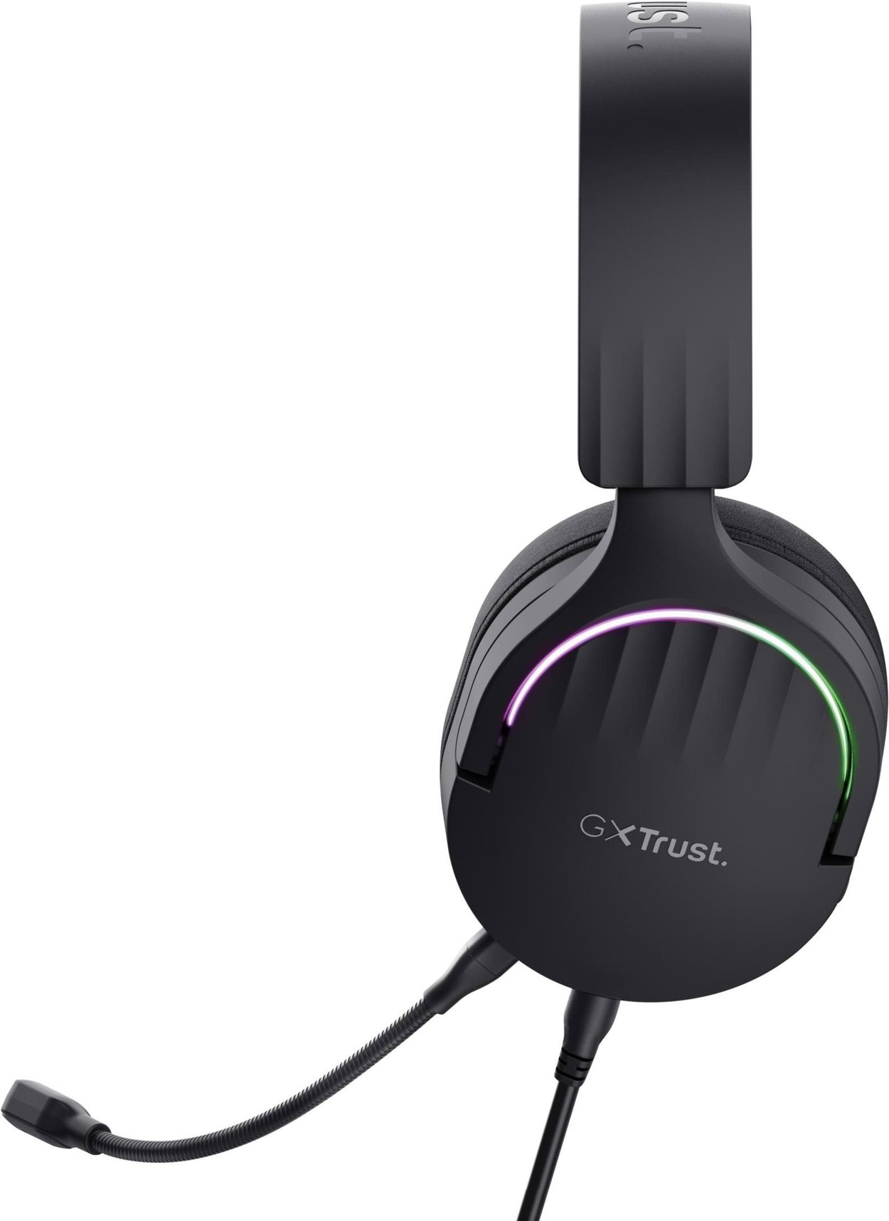 Gaming-Headset Trust GXT 490 Fayzo 7.1 USB Headset Black - schwarz