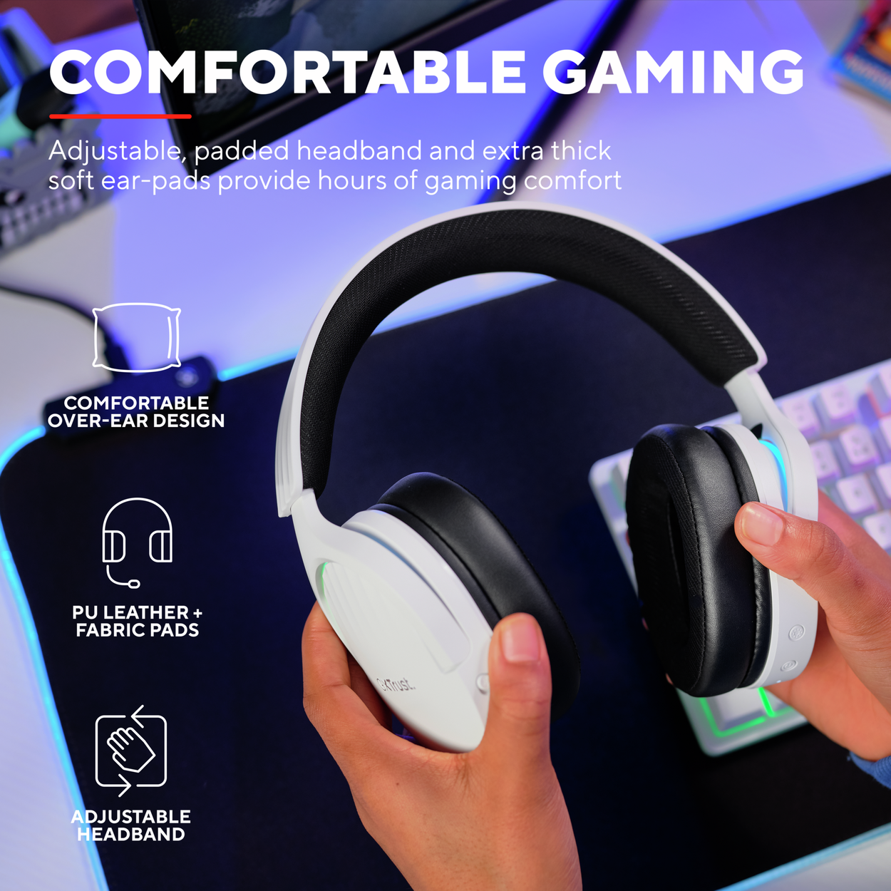 Trust GXT491W FAYZO WIRELESS HEADSET Gaming Headset