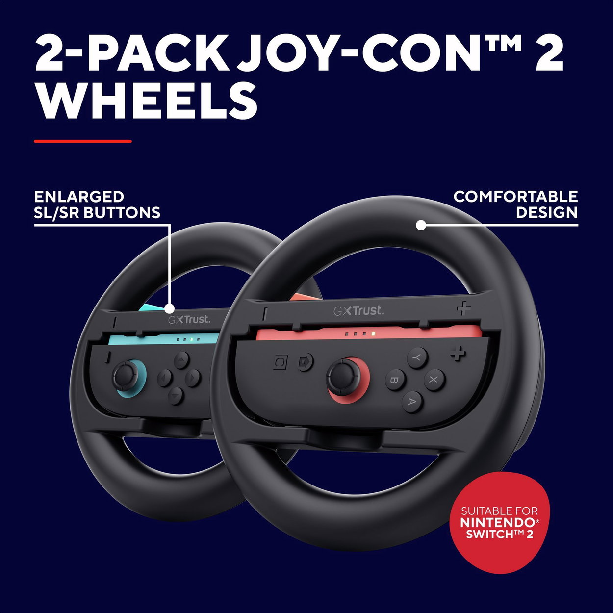 Trust GXT1257 JOY-CON WHEEL PAIR SWITCH 2