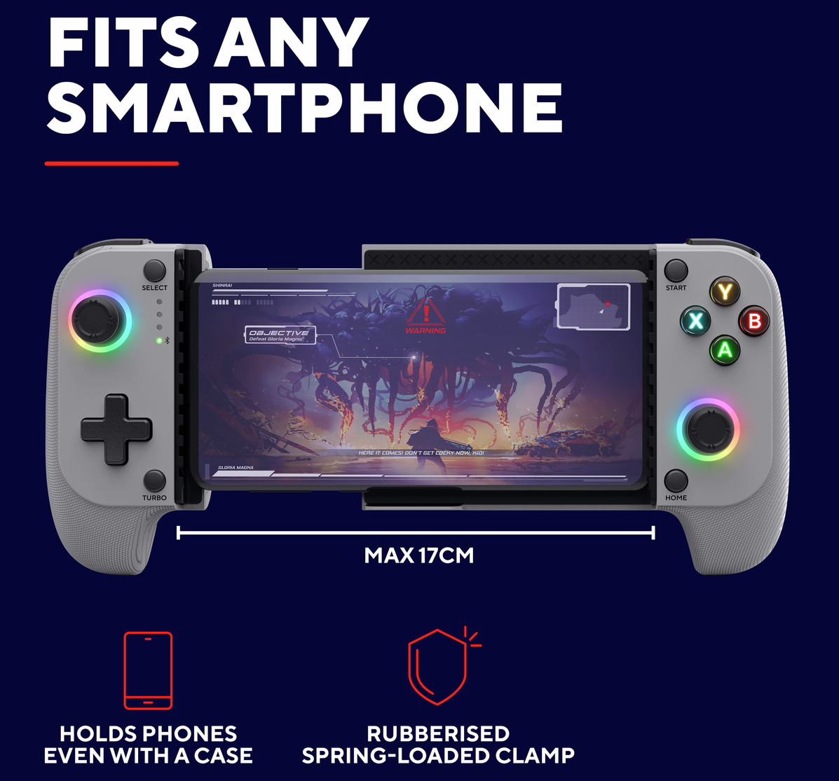 Trust GXT735G MYLOX Bluetooth Mobile Controller Grey gamepad