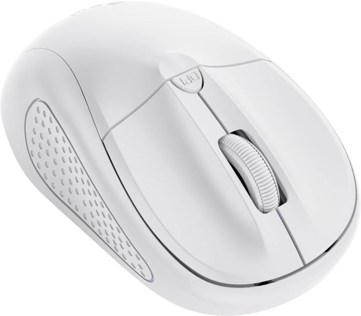 Trust PRIMO Wireless Mouse Matt White egér - fehér