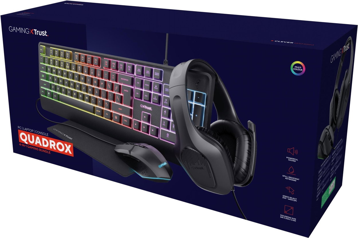 Trust GXT792 Quadrox 4-in-1 bundle