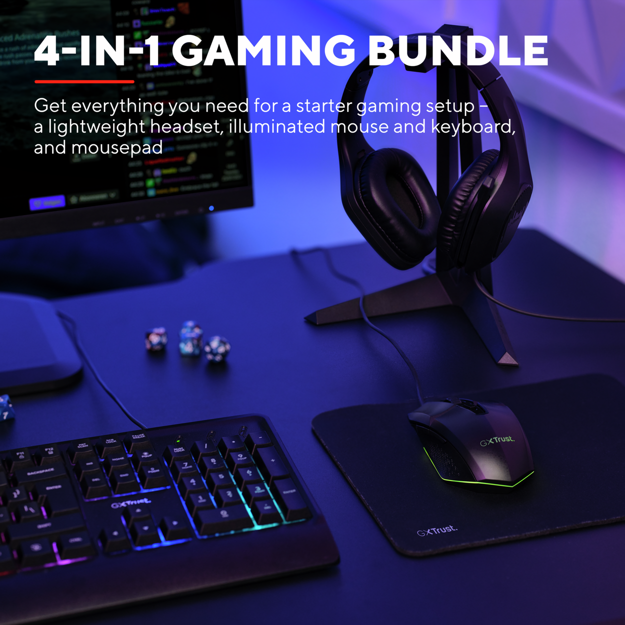 Trust GXT792 Quadrox 4-in-1 bundle