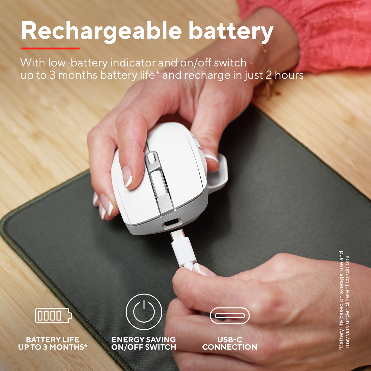 Trust OZAA+ MULTI-CONNECT Wireless Mouse White
