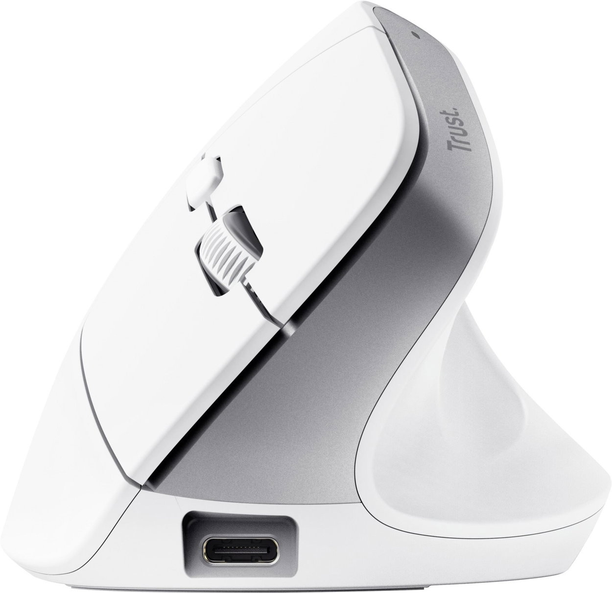 Trust BAYO+ Ergonomic Wireless BT Mouse White