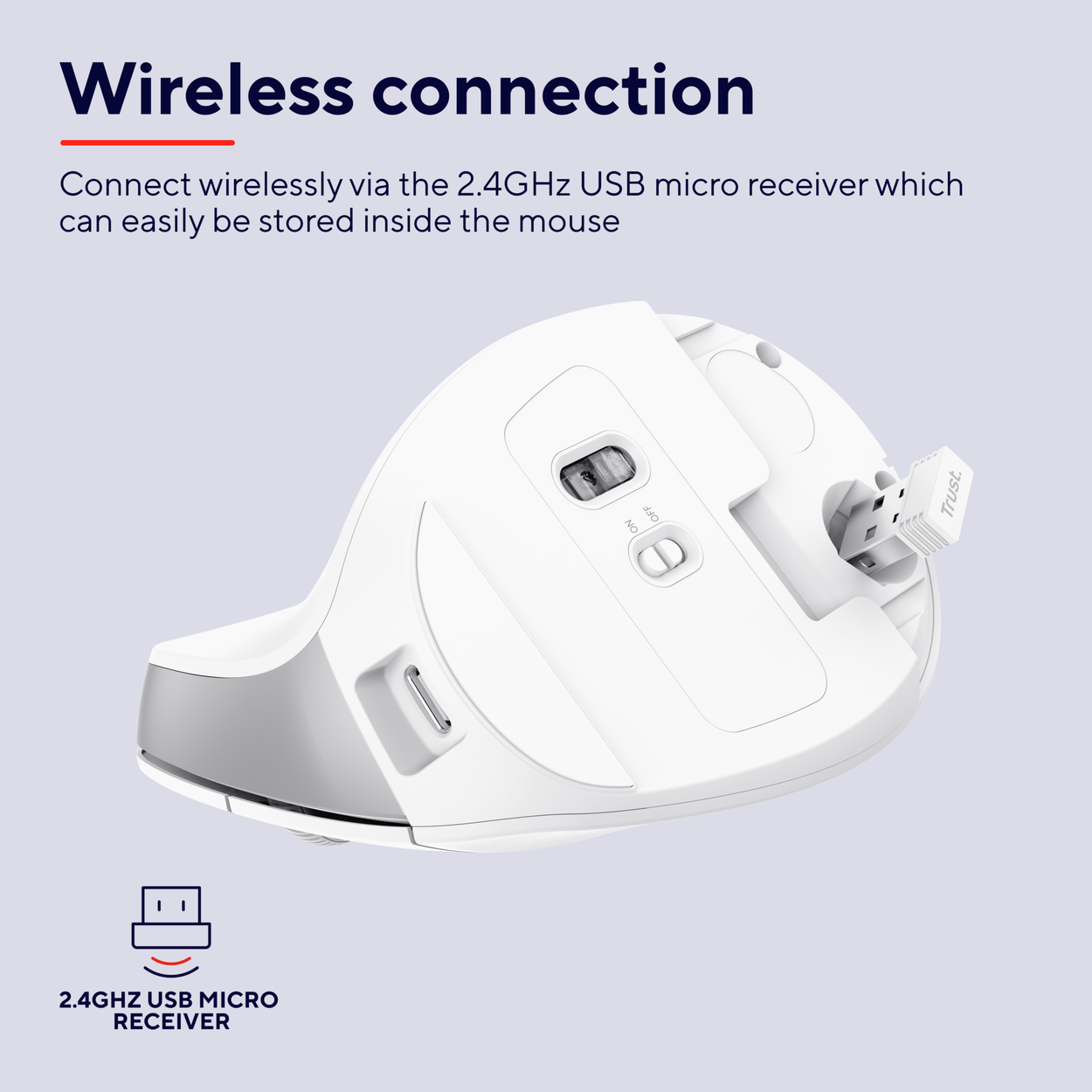 Trust BAYO II Ergonomic Wireless Mouse