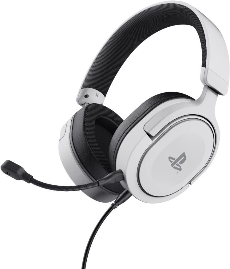 Trust GXT 498 FORTA HEADSET Gaming Headset Official PlayStation®5 Licence White
