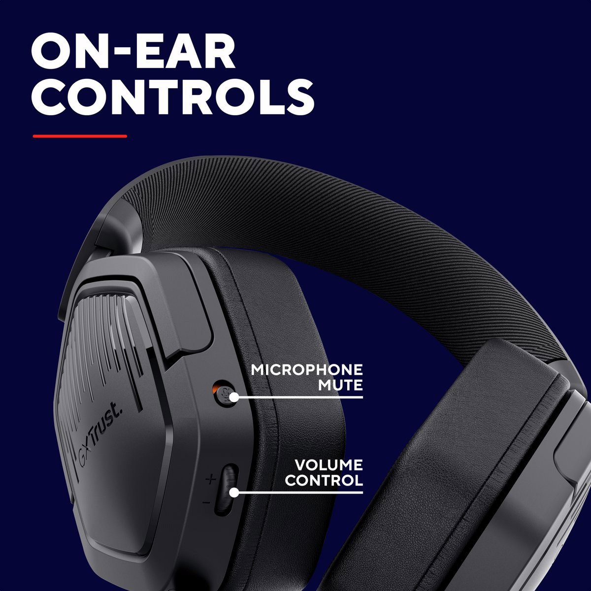 Gaming headset Trust GXT1492 RAVOX Wired Black