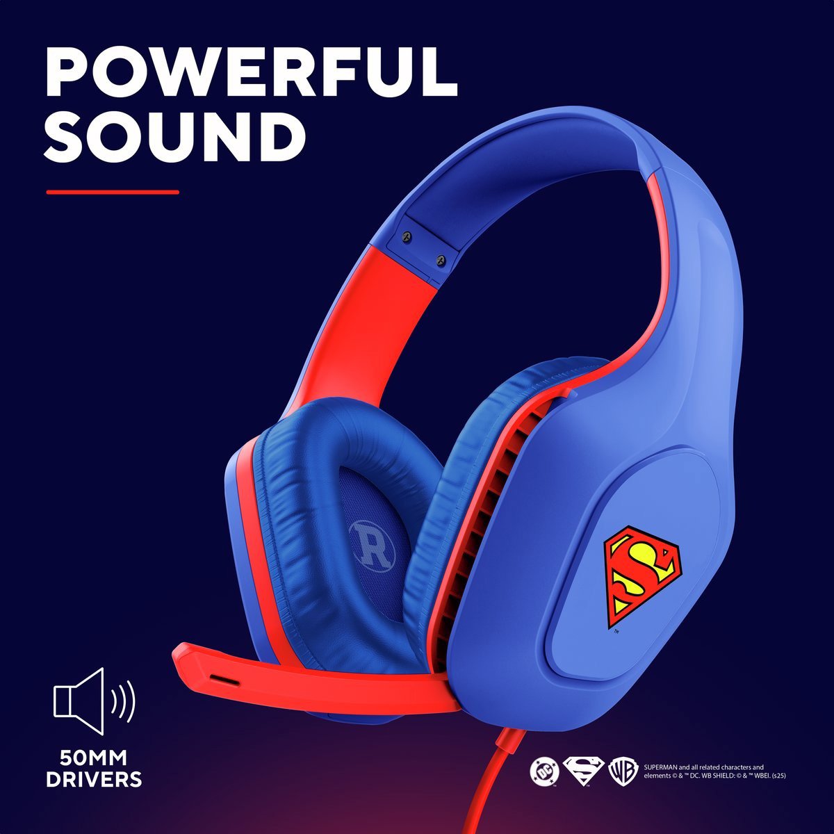 Headphones Trust GXT415SM ZIROX SUPERMAN