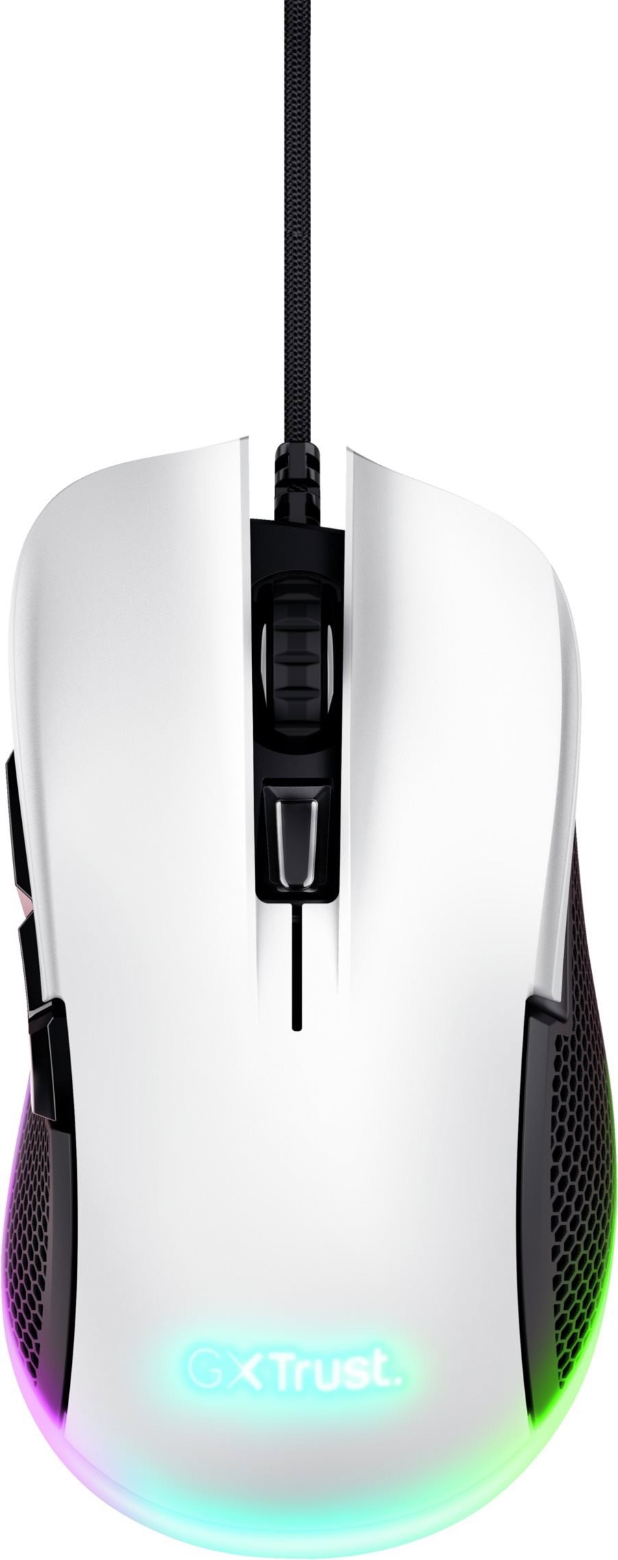 Gaming-Maus Trust GXT922W YBAR Gaming Mouse White - weiß