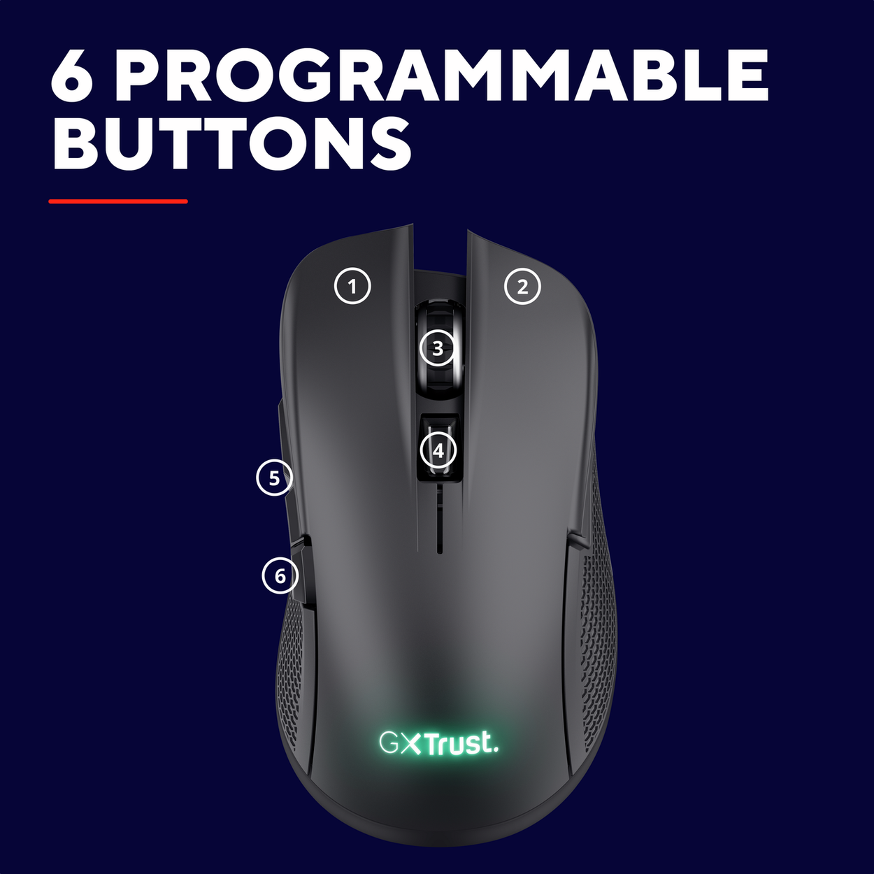 Trust GXT931 YBAR Multi Wireless Mouse gaming mouse