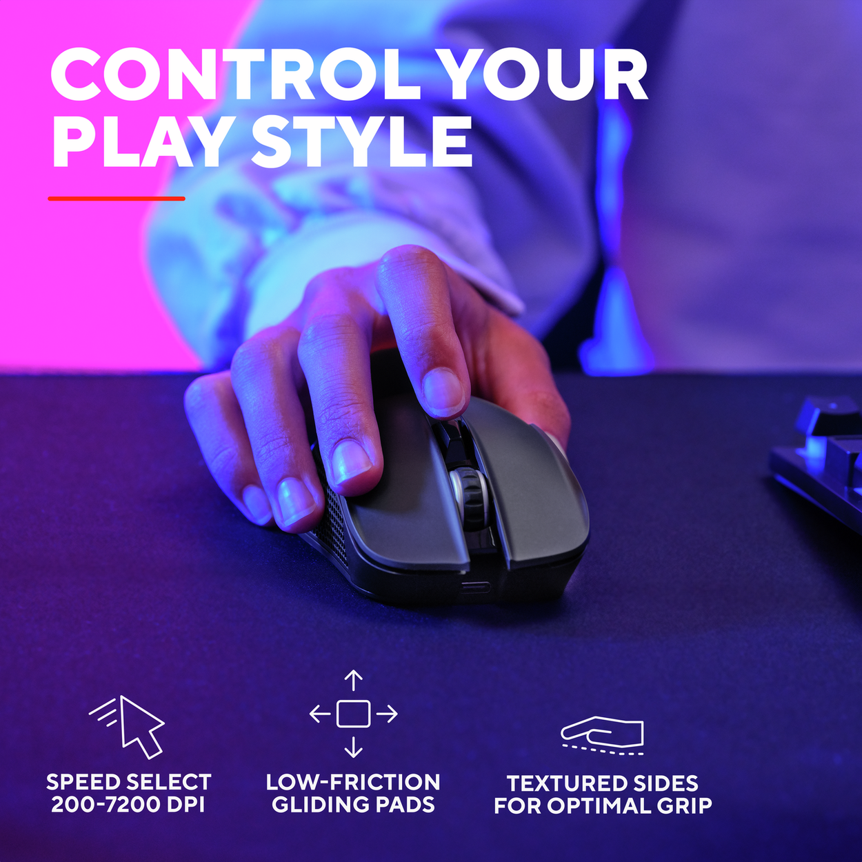 Trust GXT931 YBAR Multi Wireless Mouse gaming mouse