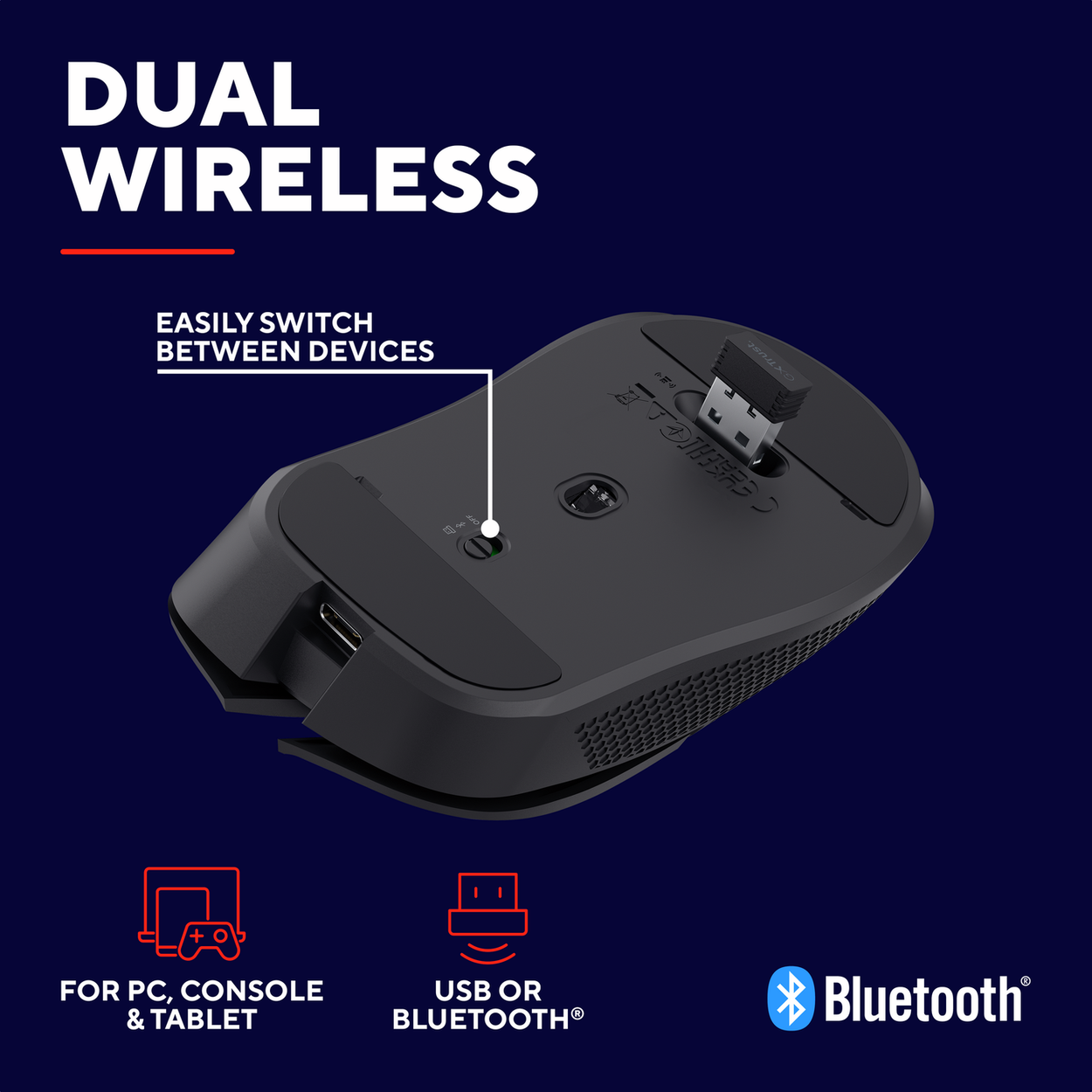 Trust GXT931 YBAR Multi Wireless Mouse gaming mouse