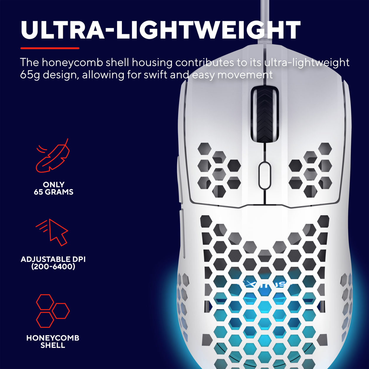 Trust GXT928W HELOX LIGHTWEIGHT gaming mouse