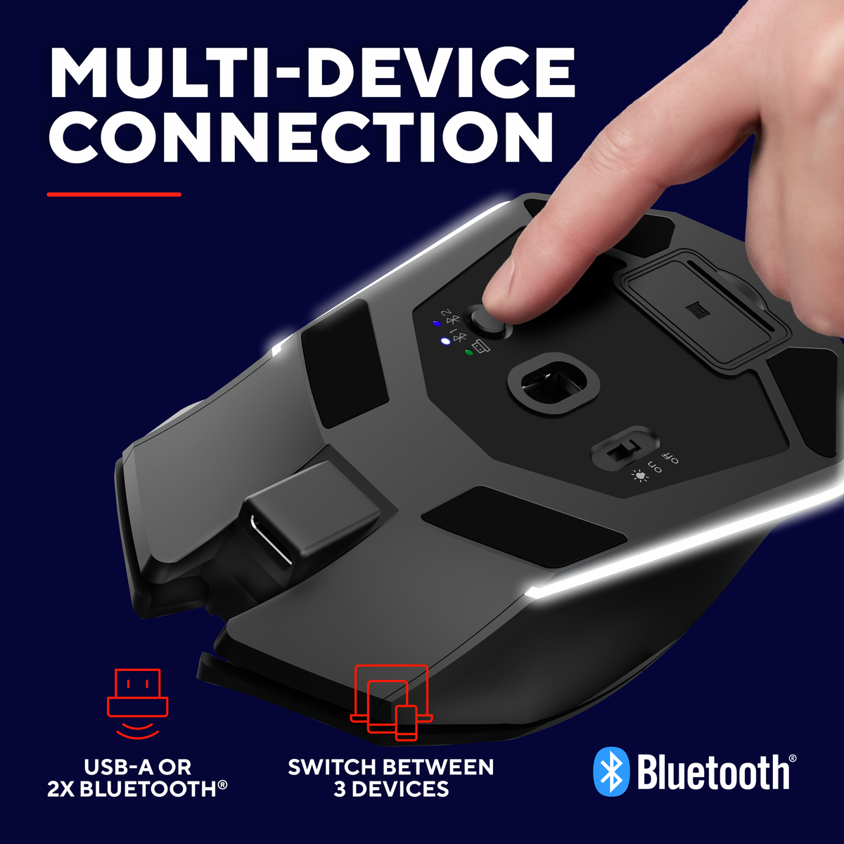 Trust GXT122 FELOX+ Dual Wireless Mouse gaming mouse