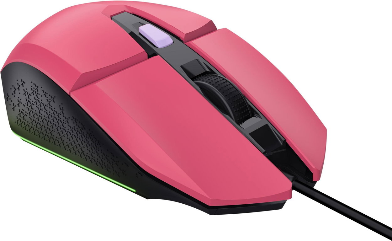 Trust GXT109P FELOX gaming mouse Pink - pink