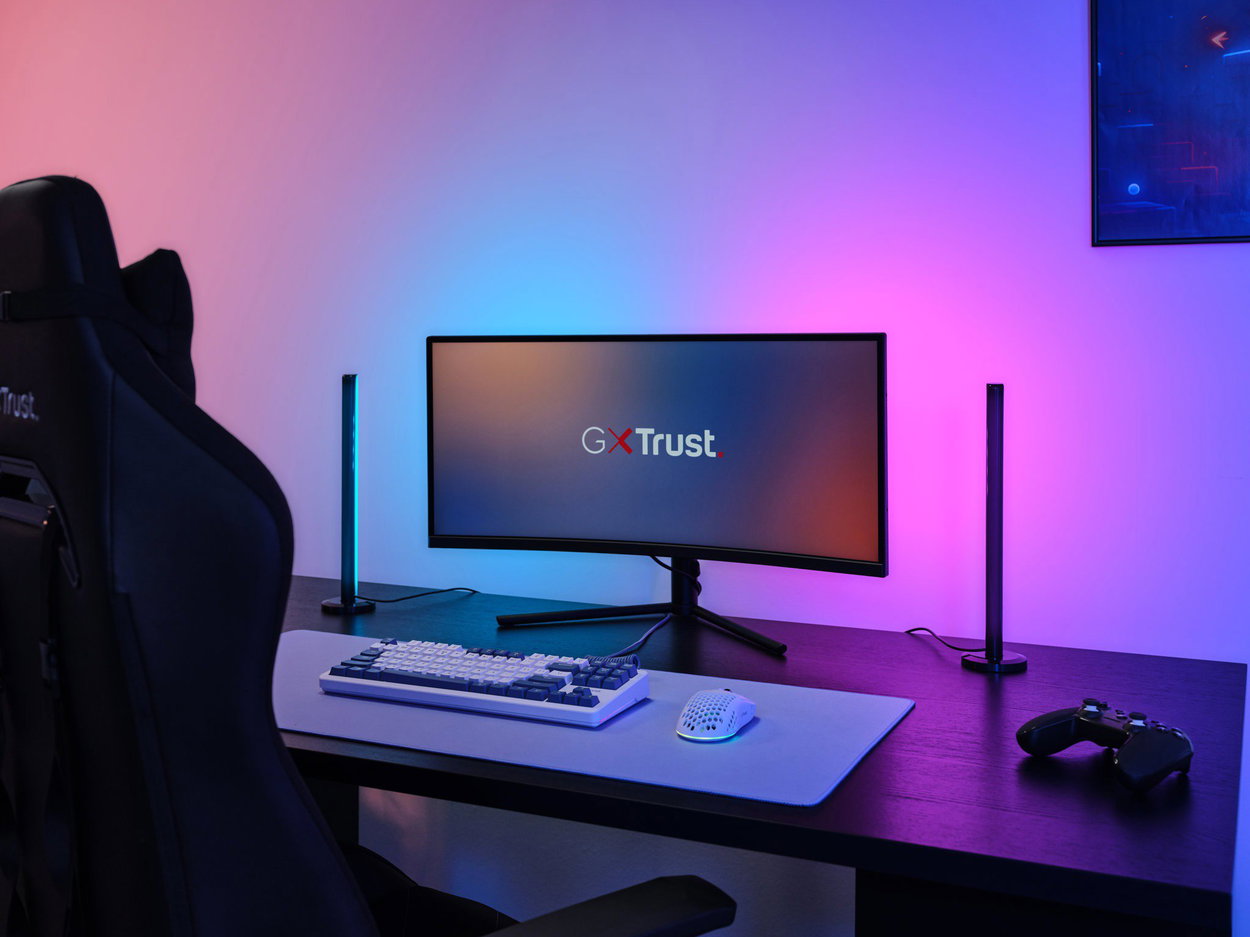 Trust GXT908 VYBZ RGB LED Gaming Monitor/TV Bars LED Light