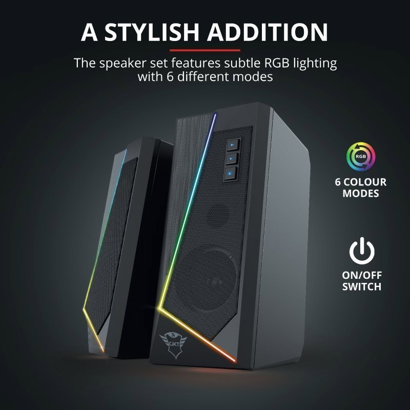 Trust GXT 609 Zoxa RGB Speakers