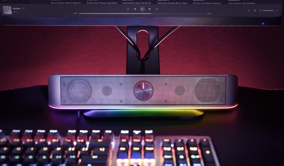 Trust GXT 619 Thorne RGB Soundbar Black
