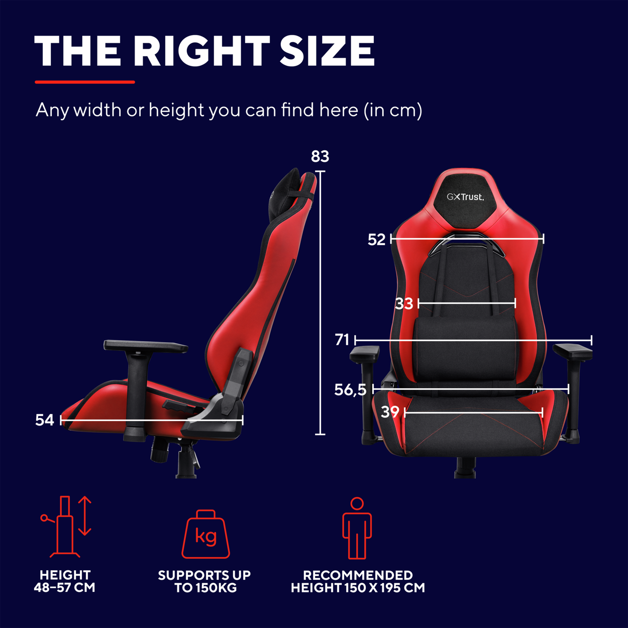 Herní židle Trust GXT714R RUYA ECO Gaming chair, červená