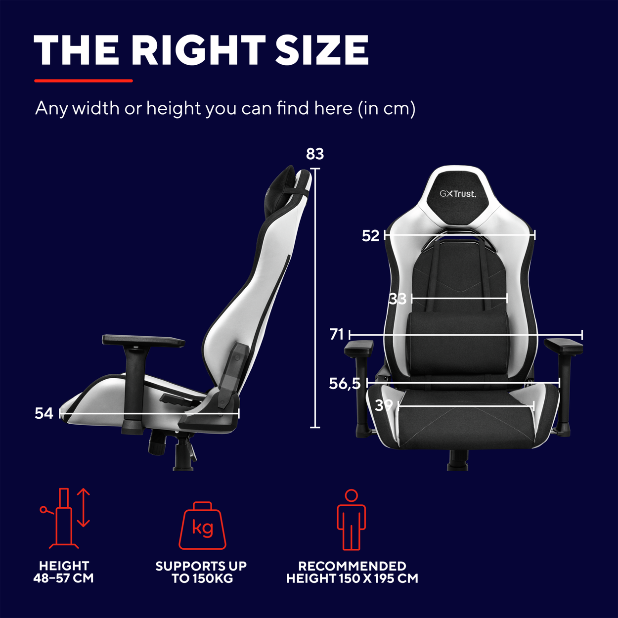 Trust GXT714W RUYA ECO Gaming chair, white