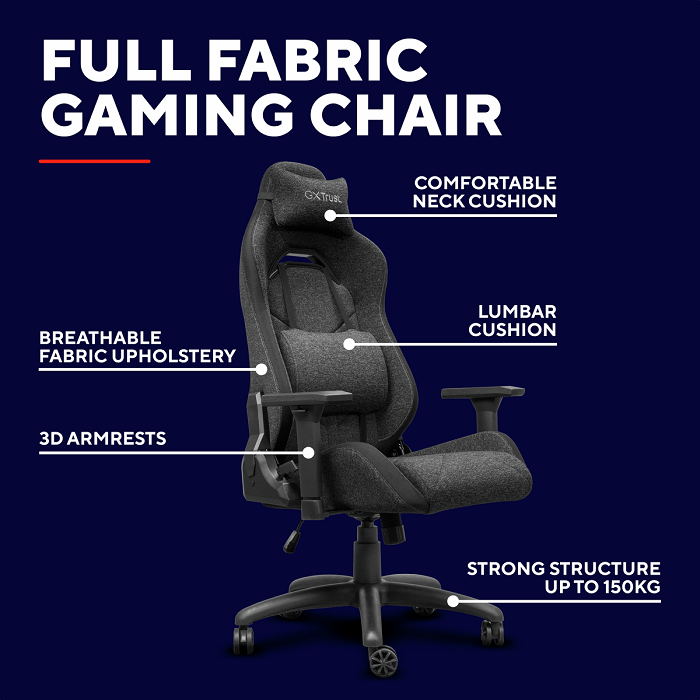 Trust GXT723 RUYA Premium Fabric Gaming Chair