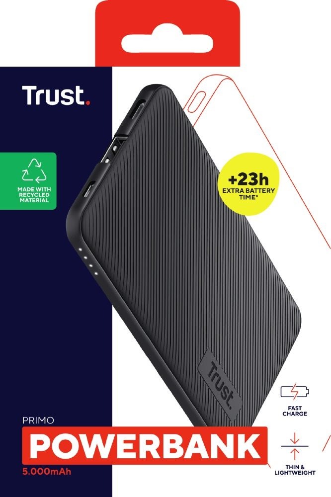 Trust Primo Powerbank ECO certified 5000mAh