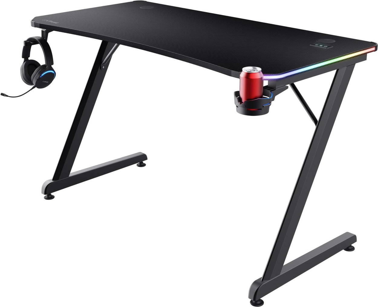Trust GXT709 Luminus RGB, fekete