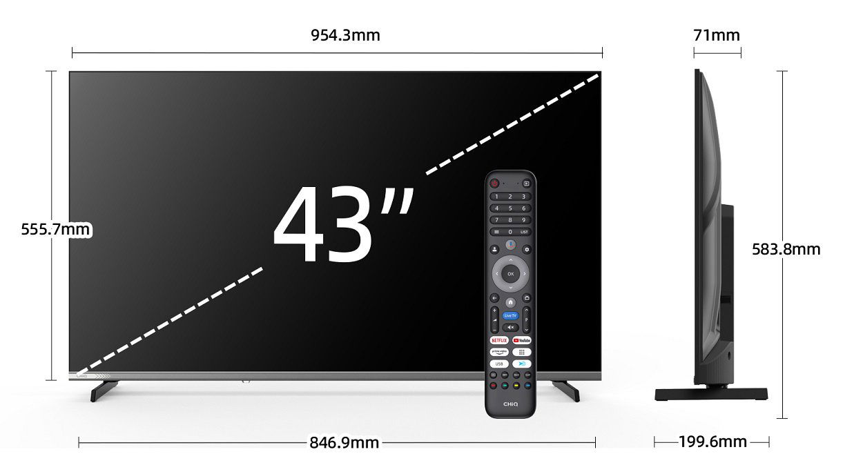 Google TV CHiQ L43QM10V