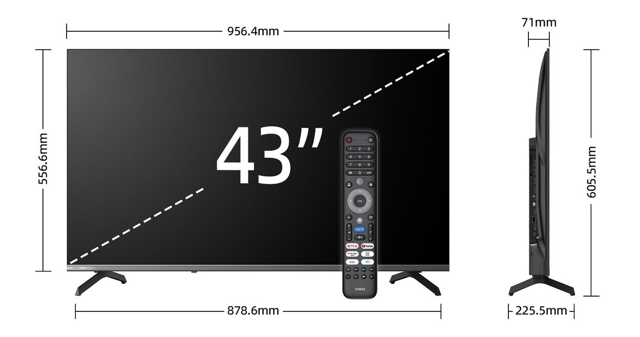 Google TV CHiQ U43QM10V