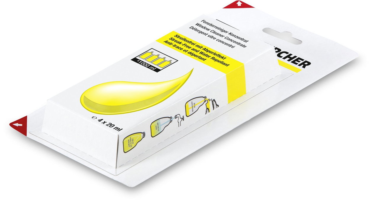 KÄRCHER Glass Cleaner Concentrate 4x20ml