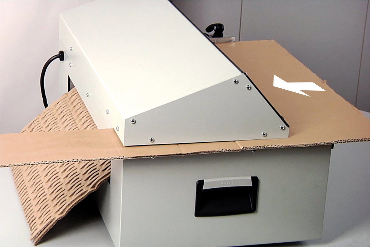 Cardboard shredder KOBRA FLEXPACK DESKTOP