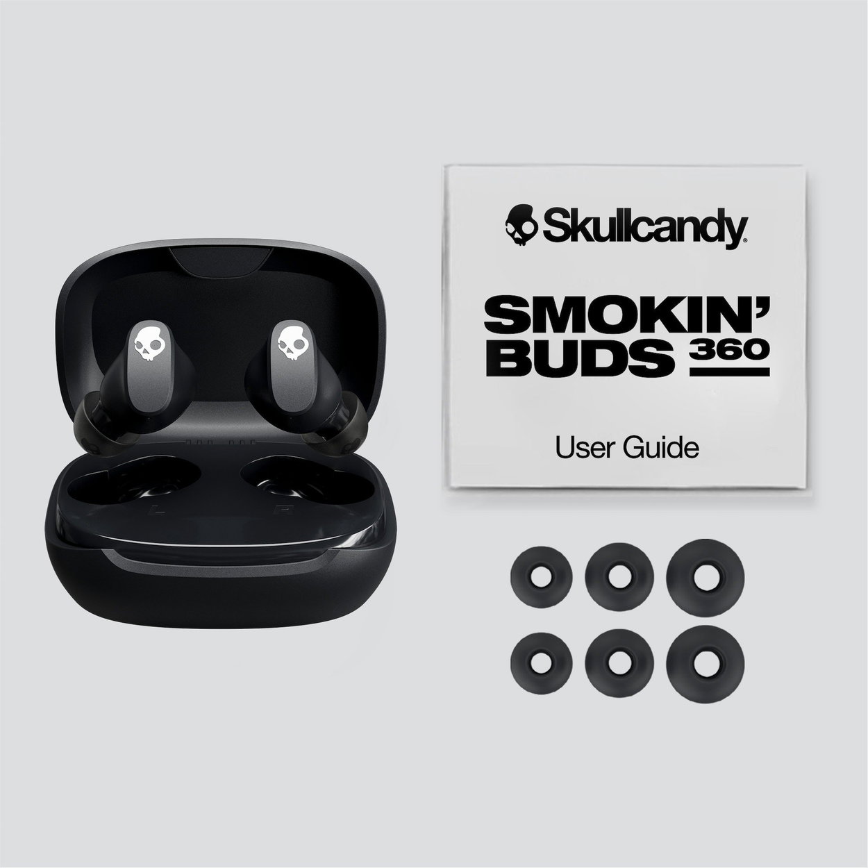 Skullcandy SMOKIN BUDS 360 Wireless Headphones - Bone