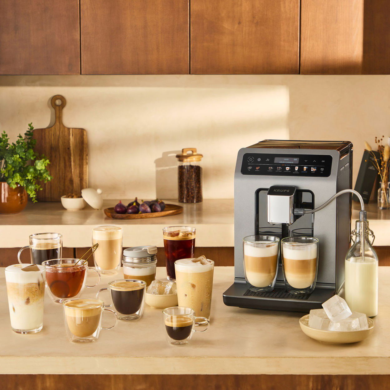Automatický kávovar KRUPS EA898GF0 Evidence Hot & Cold