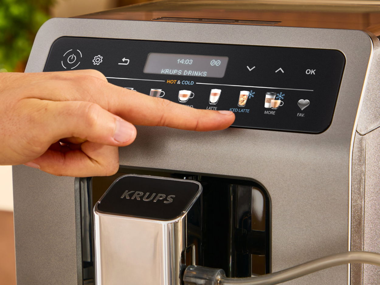 Automatický kávovar KRUPS EA898GF0 Evidence Hot & Cold